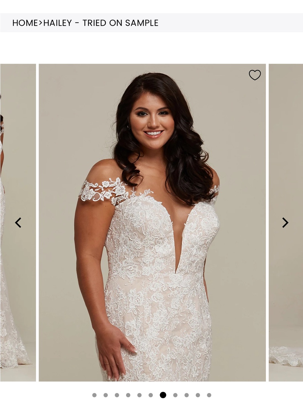 Avery Austin Lace Wedding Dress in Blush Pink